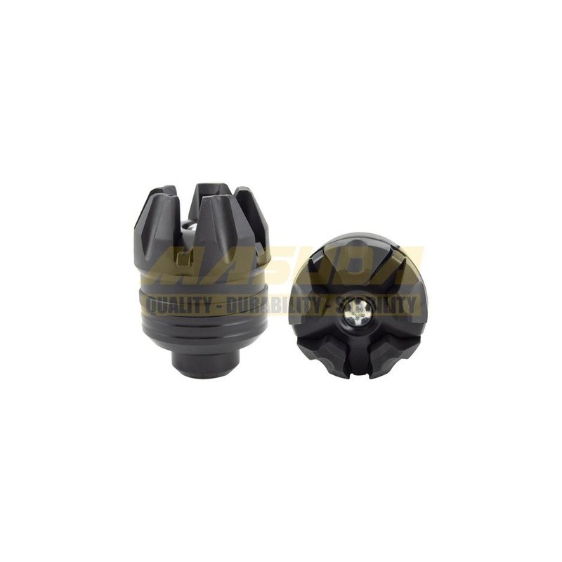 PROTECOR SLIDER PARA MOTOCICLETA IR-0901 NEGRO.