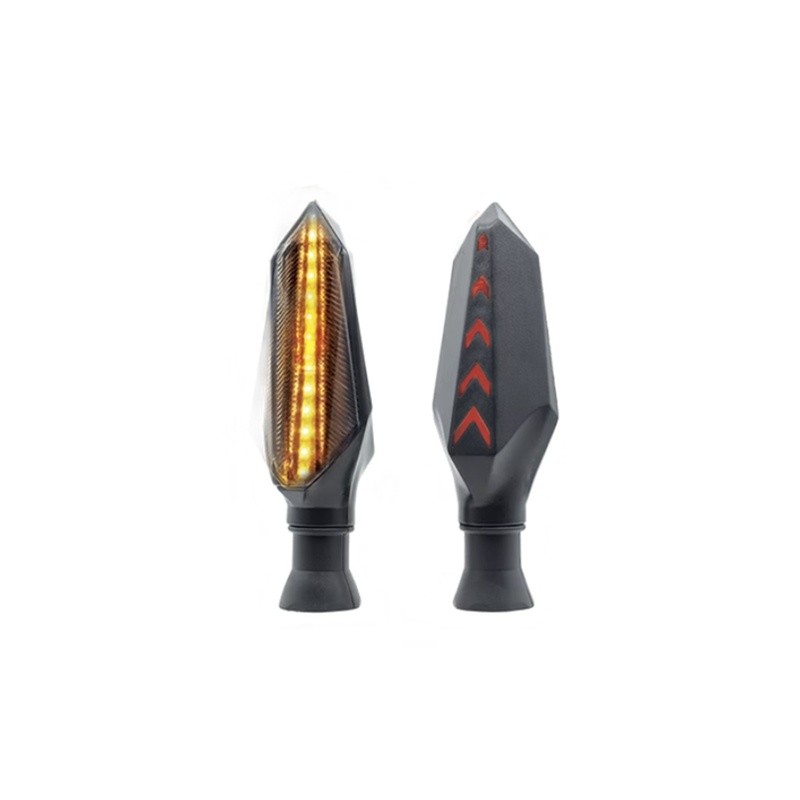 DIRECCIONAL LED SECUENCIAL TIPO FLECHA AMAR-ROJO UNIVERSAL