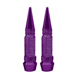 TAPON DECORATIVO PARA VALVULA EN FORMA DE PUNTA (PÚRPURA)