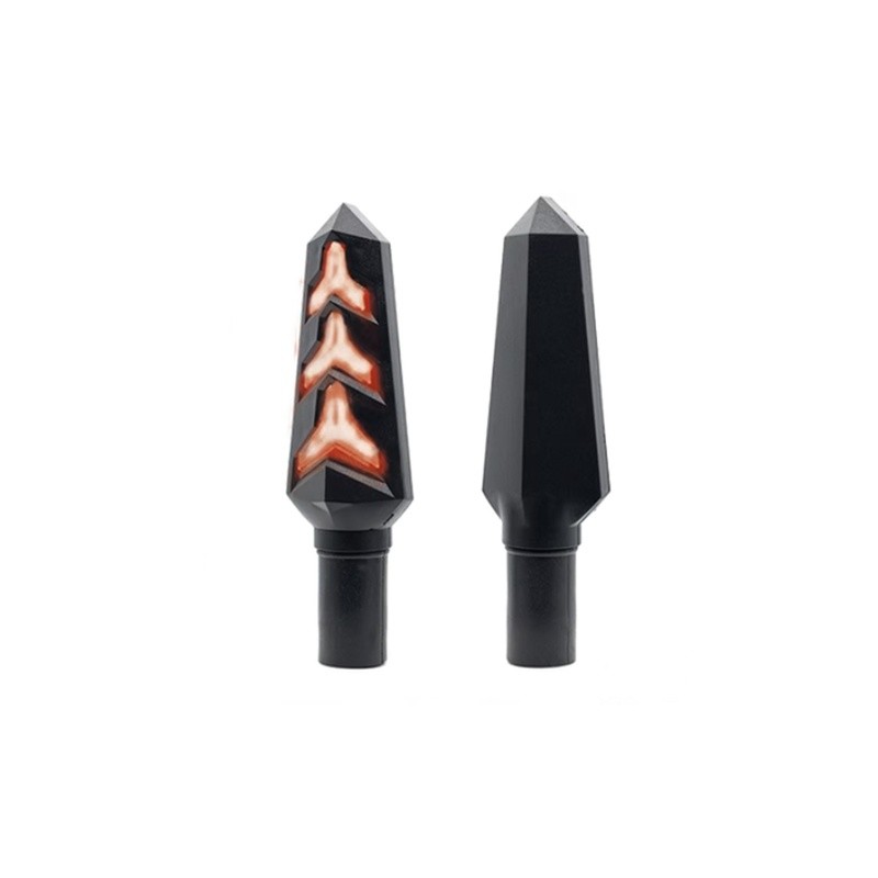DIRECCIONAL LED SECUENCIAL TIPO RAYO AMAR-ROJO UNIVERSAL