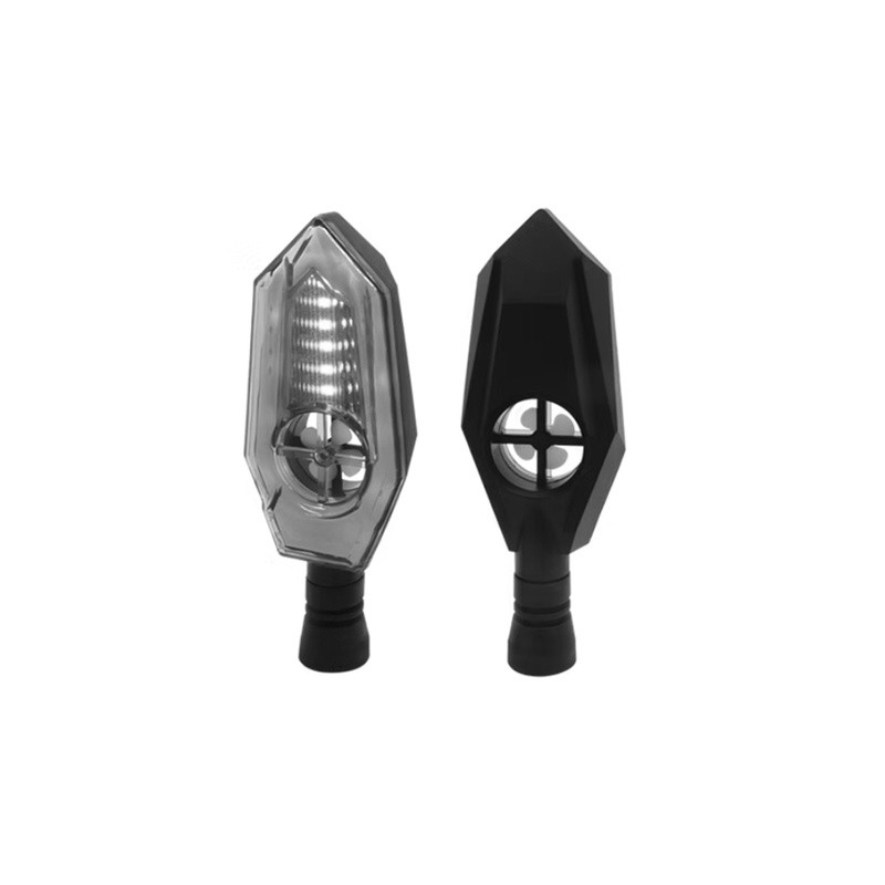 DIRECCIONAL LED SECUENCIAL TIPO ZAFIRO AMAR-BLANCO UNIVERSAL