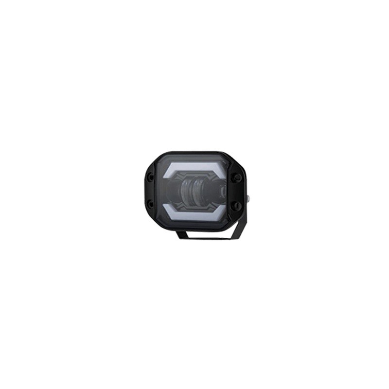 FARO AUXILIAR LED CON ESTROBO 2 LED CON OJO DE ANGEL CON LUZ DE CONTORNO