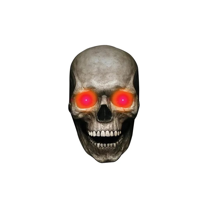 CALCOMANIA REFLEJANTE CALAVERA OJOS ROJOS