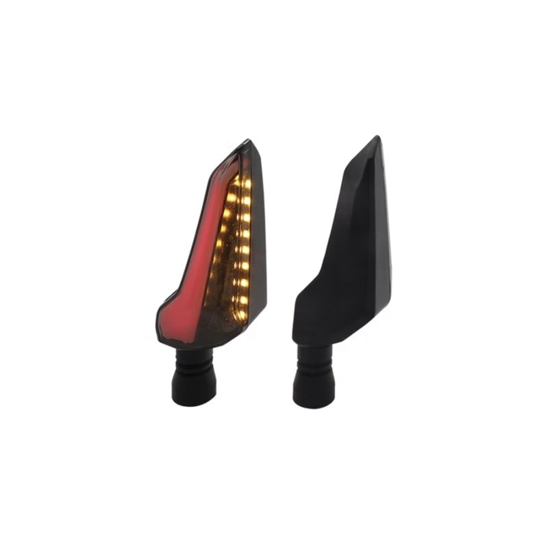 DIRECCIONAL LED SECUENCIAL TIPO ALA AMAR-ROJO UNIVERSAL