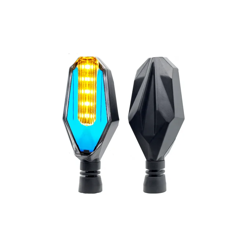 DIRECCIONAL LED SECUENCIAL TIPO CAPARAZON AMAR-AZUL UNIVERSAL