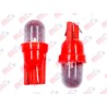 FOCO LED DE PELLIZCO T10/T13 12V LUZ ROJA