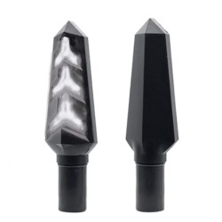 DIRECCIONAL LED SECUENCIAL TIPO RAYO AMAR-BLANCO UNIVERSAL