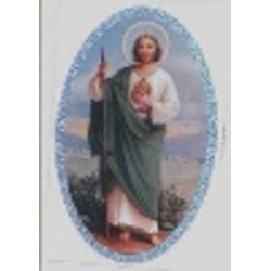 CALCOMANIA GRANDE SAN JUDAS CON CIRCULO