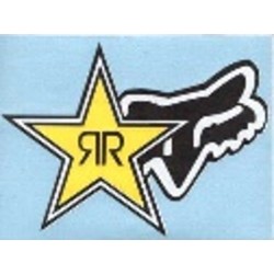 CALCOMANIA GRANDE ESTRELLA ROCKSTAR CON FOX