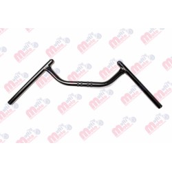 MANUBRIO TIPO MURCIELAGO UNIVERSAL TUBO 7/8 CAL. 14 NEGRO