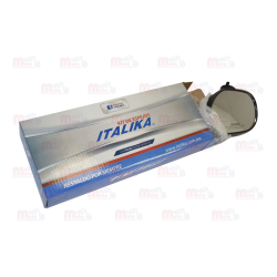 JUEGO ESPEJOS ITALIKA CON LOGO Y LEYENDA CS125, CS125 LED, DS 150, DS150 NEGRO, GS150, GS150 CON LEDS, GS150 LED CAJA, GS150 LED