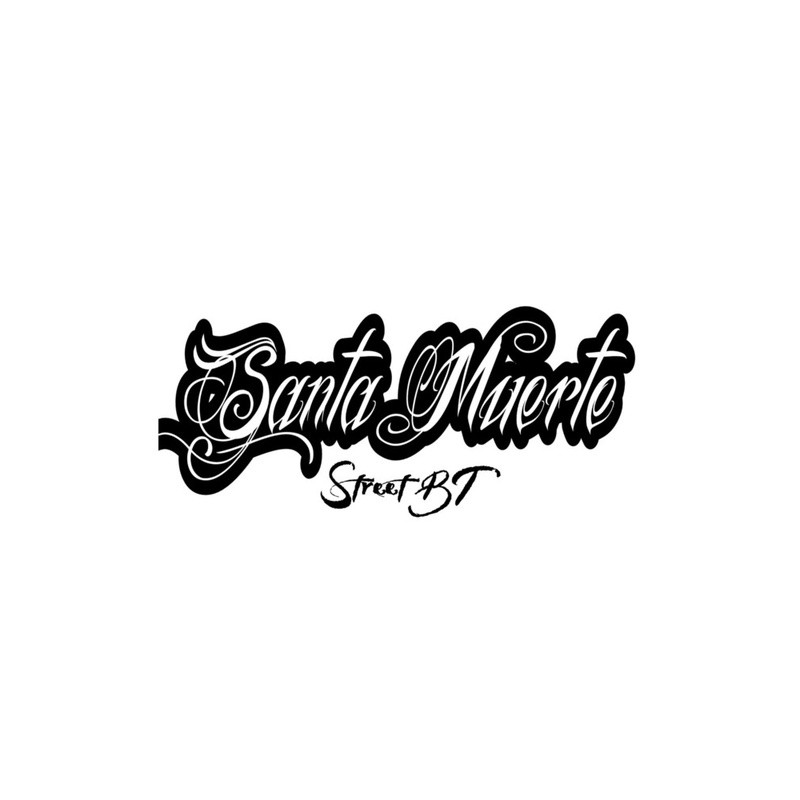CALCOMANIA GRANDE SANTISIMA MUERTE
