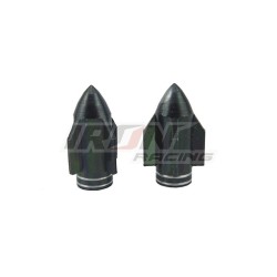 TAPON DE VALVULA DE AIRE ALUMINIO COHETE NEGRO