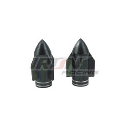 TAPON DE VALVULA DE AIRE ALUMINIO COHETE NEGRO