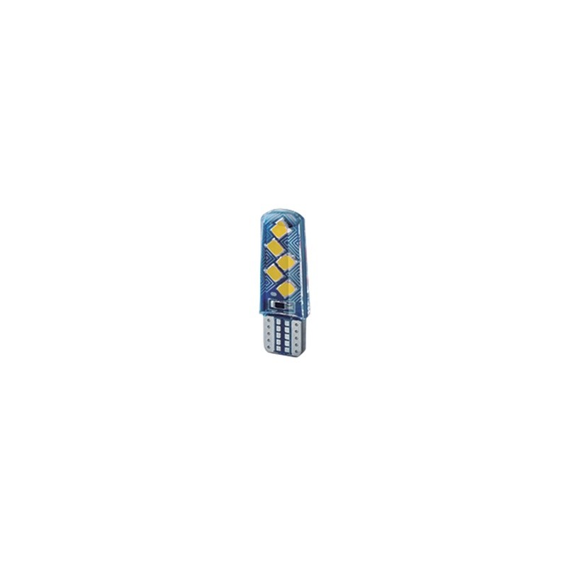 FOCO DE PELLIZCO 6 LED EXTRA PLANO AZUL