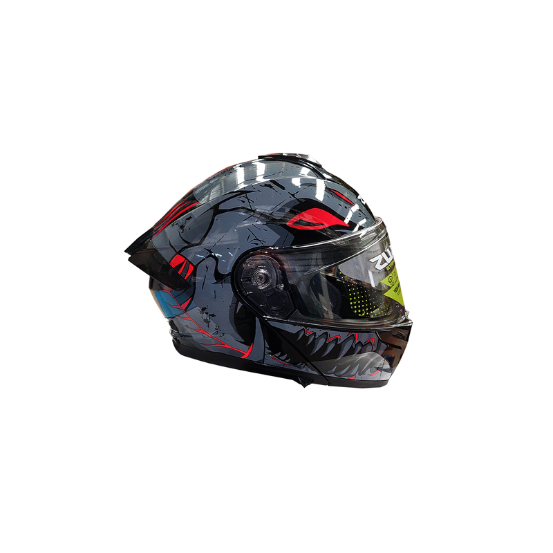 CASCO PARA MOTOCICLISTA  ABATIBLE  NOCTURNE GRIS/NEGRO TALLA XL 61-62