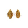 TAPON DE VALVULA DE AIRE ALUMINIO COHETE DORADO