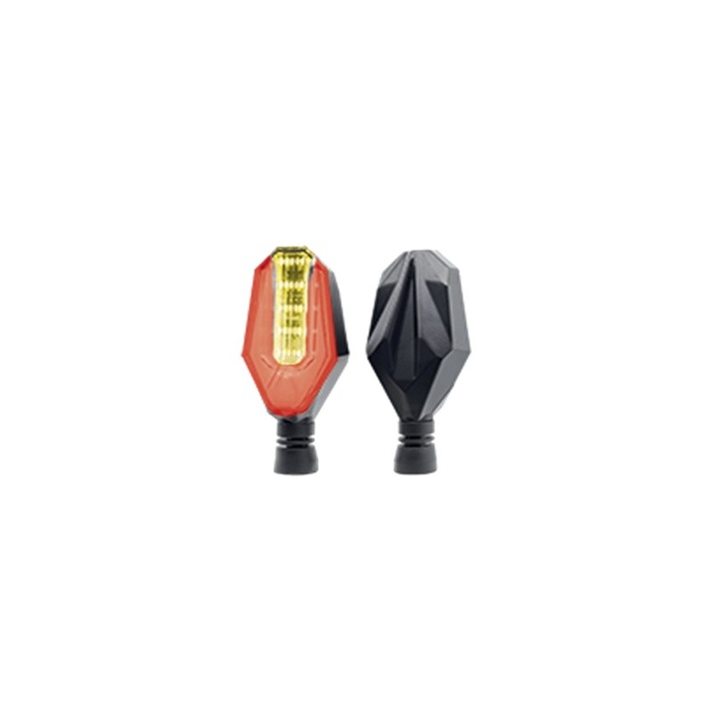 DIRECCIONAL LED DOBLE DIM UNIVERSAL (AMARILLO-ROJO)