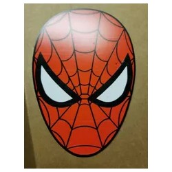 CALCOMANIA REFLEJANTE SPIDERMAN