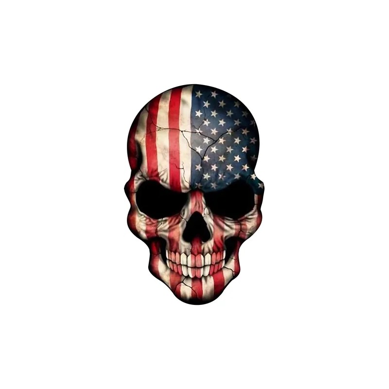 CALCOMANIA GRANDE CALAVERA ESTADOS UNIDOS