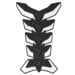STICKER PROTECTOR DE GOMA NEGRO/BLANCO PARA TANQUE DE GASOLINA UNIVERSAL