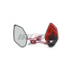ESPEJO P/MOTO IRON RACING FENIX NEGRO/ROJO