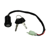 INTERRUPTOR ENCENDIDO CON LLAVE SET ITALIKA FT 125 CLASICA (12-16) 12V