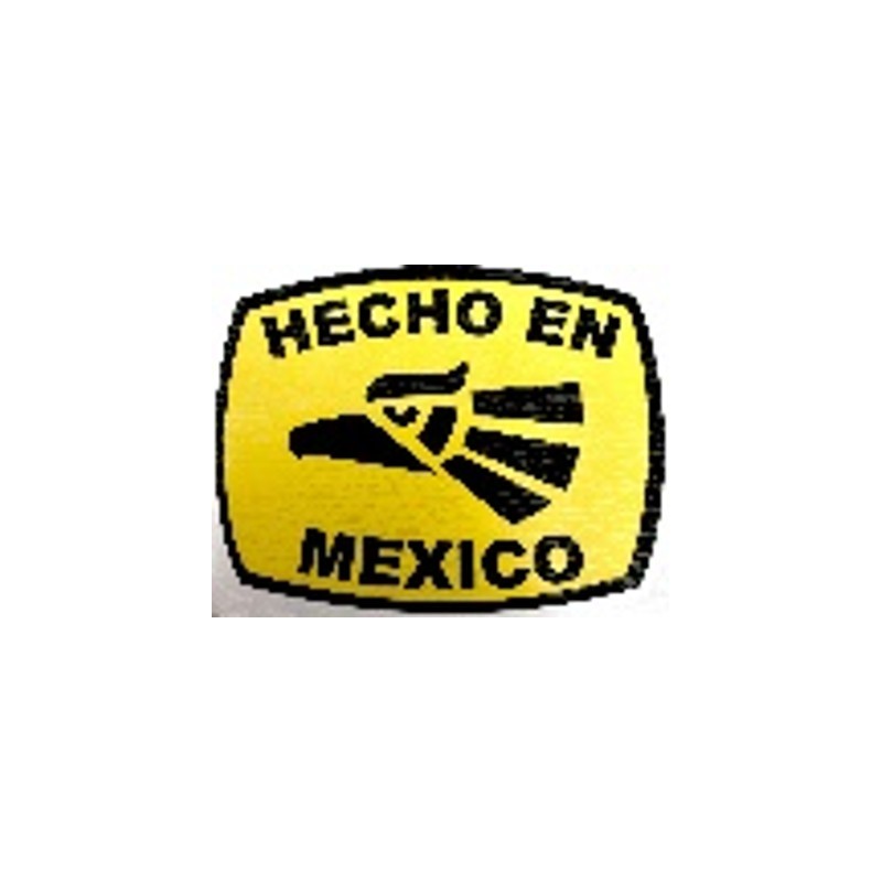 CALCOMANIA GRANDE HECHO EN MEXICO