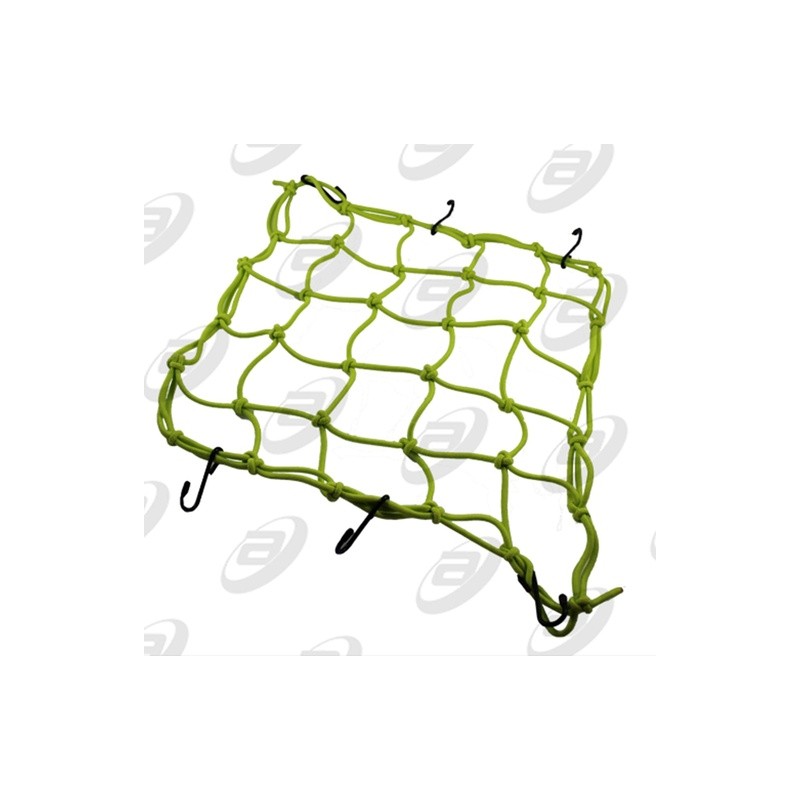 RED VERDE NEON REFORZADA 40 cm x 40 cm MOTONETAS Y MOTOS DE TRABAJO composición: 100% polipropileno