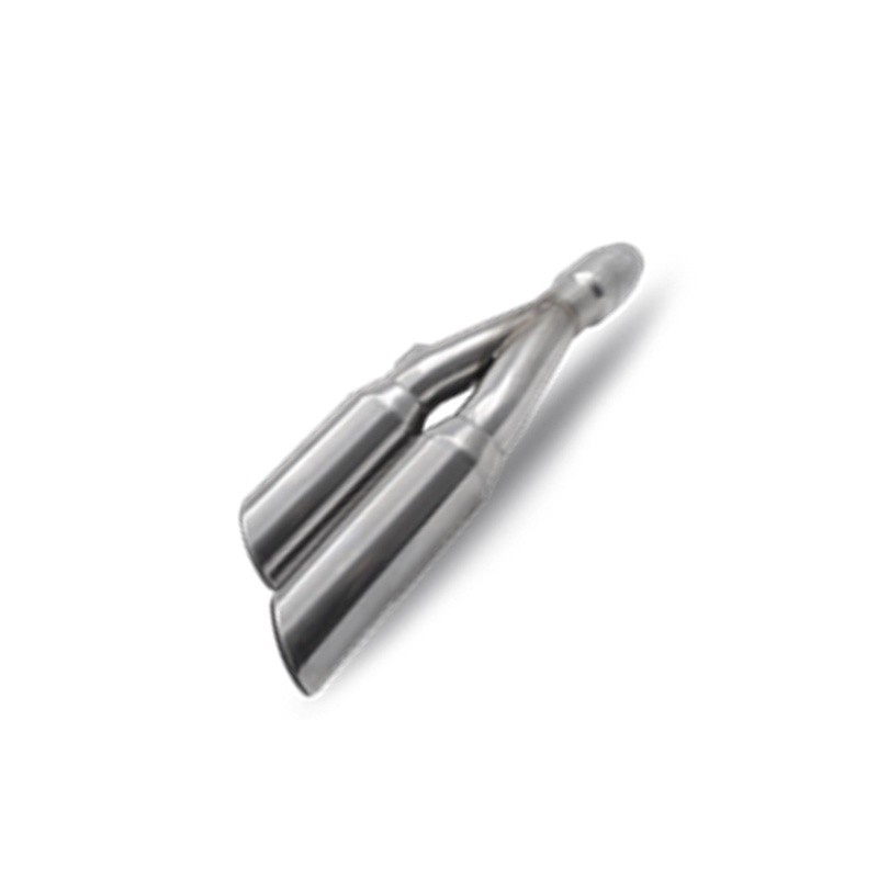 ESCAPE DEPORTIVO DOBLE SILENCIADOR PLATA