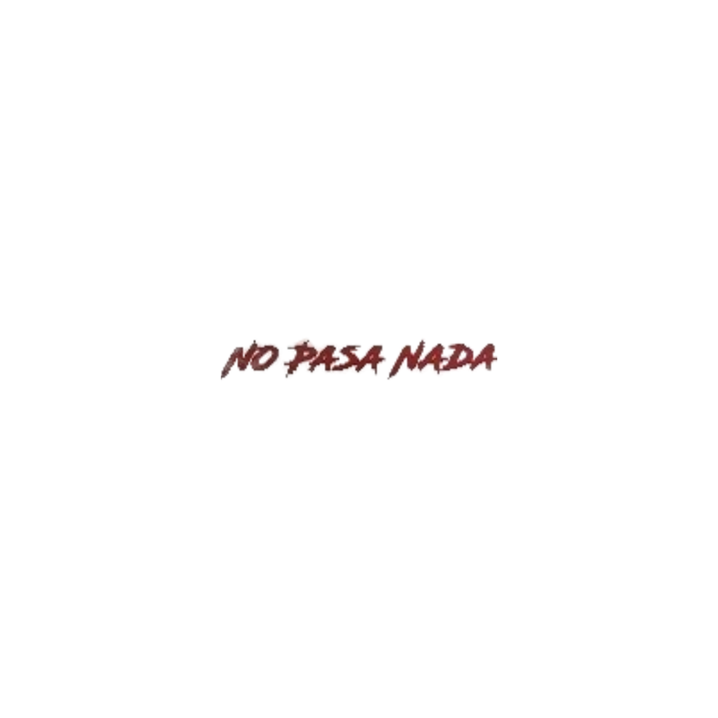 CALCOMANIA GRANDE NO PASA NADA