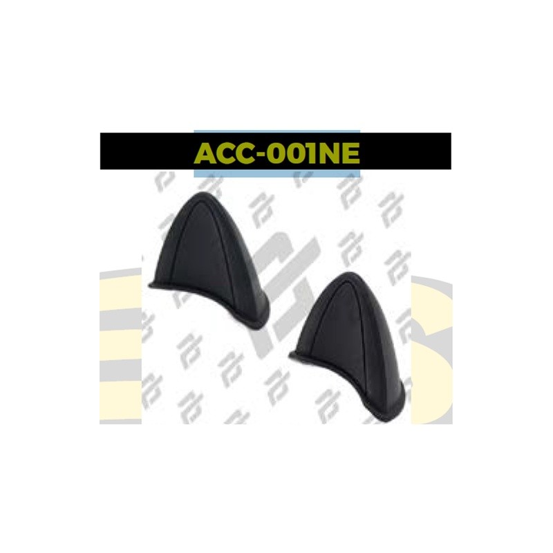 OREJAS DE GATO PARA CASCO DE SILICON NEGRO UNIVERSAL PARA TODO TIPO DE CASCOS