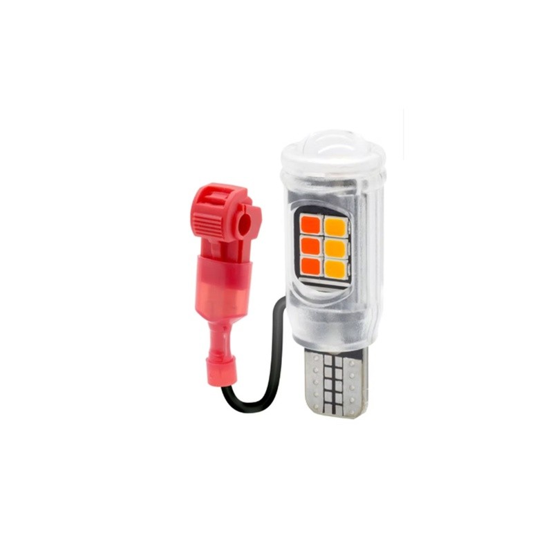 FOCO DE PELLIZCO 16 HIPERLED DUO ROJO-AMA