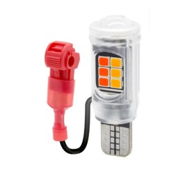 FOCO DE PELLIZCO 16 HIPERLED DUO ROJO-AMA