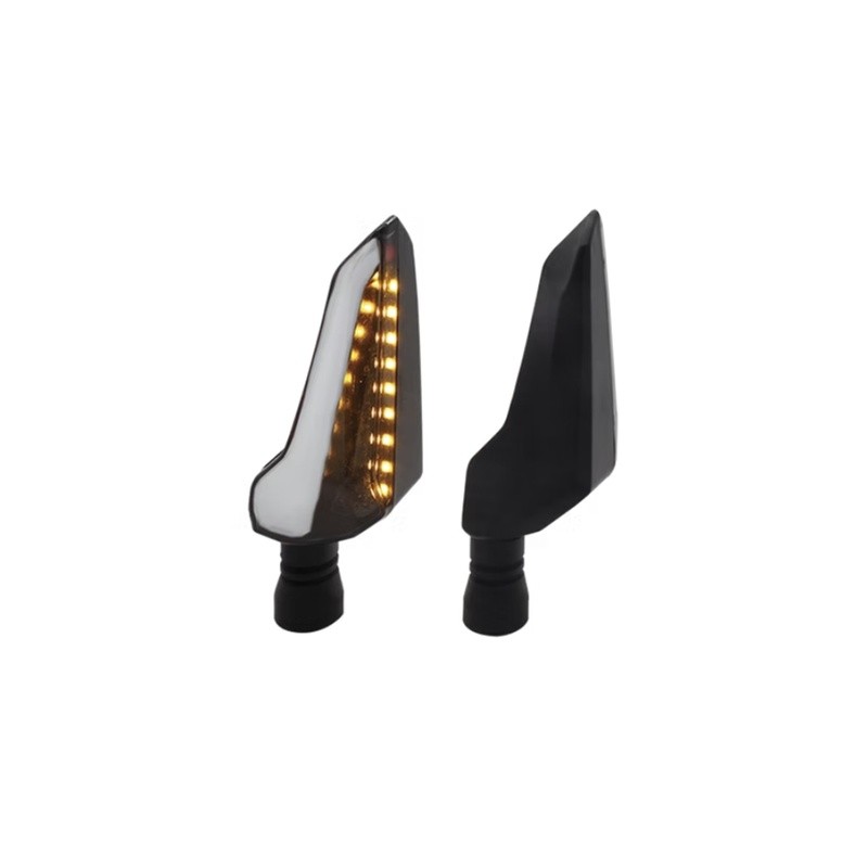 DIRECCIONAL LED SECUENCIAL TIPO ALA AMAR-BLANCO UNIVERSAL