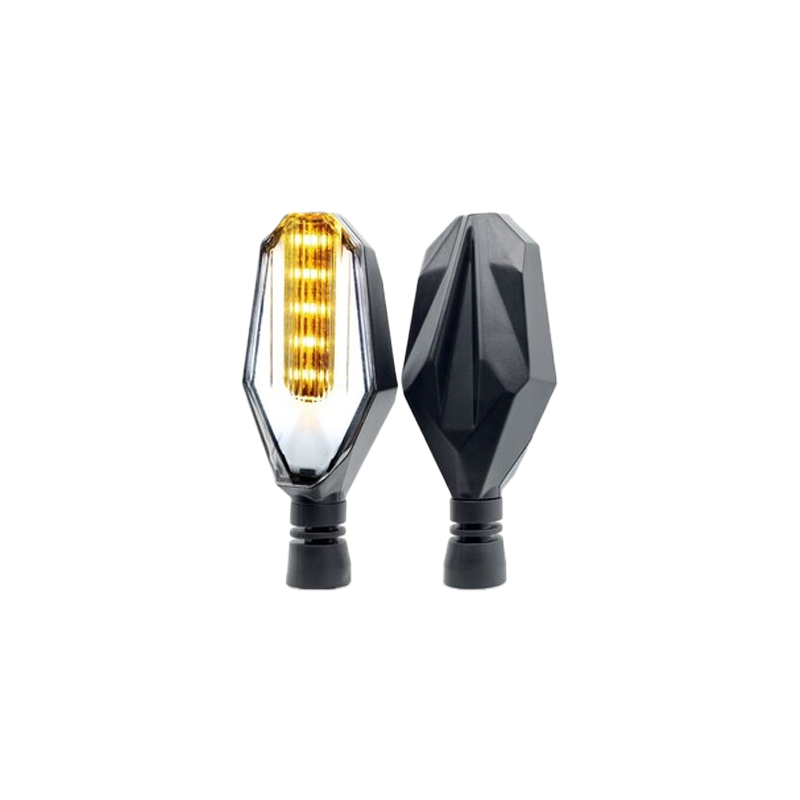 DIRECCIONAL LED SECUENCIAL TIPO CAPARAZON AMAR-BLANCO UNIVERSAL