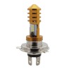 FOCO DE FARO 12 HIPER LED POTENTE H4 CARCASA DORADA LUZ BLANCA