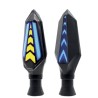 DIRECCIONAL LED SECUENCIAL BI-COLOR TIPO FLECHA AMAR-AZUL UNIVERSAL