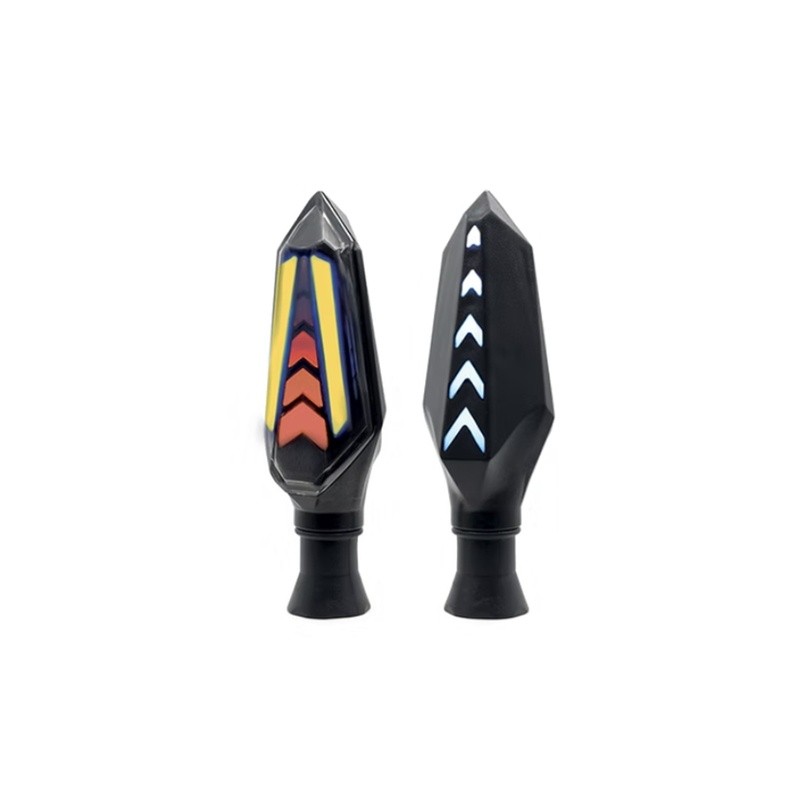 DIRECCIONAL LED SECUENCIAL BI-COLOR TIPO FLECHA AMAR-ROJO UNIVERSAL