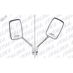 JGO ESPEJOS ITALIKA CON LOGO Y LEYENDA