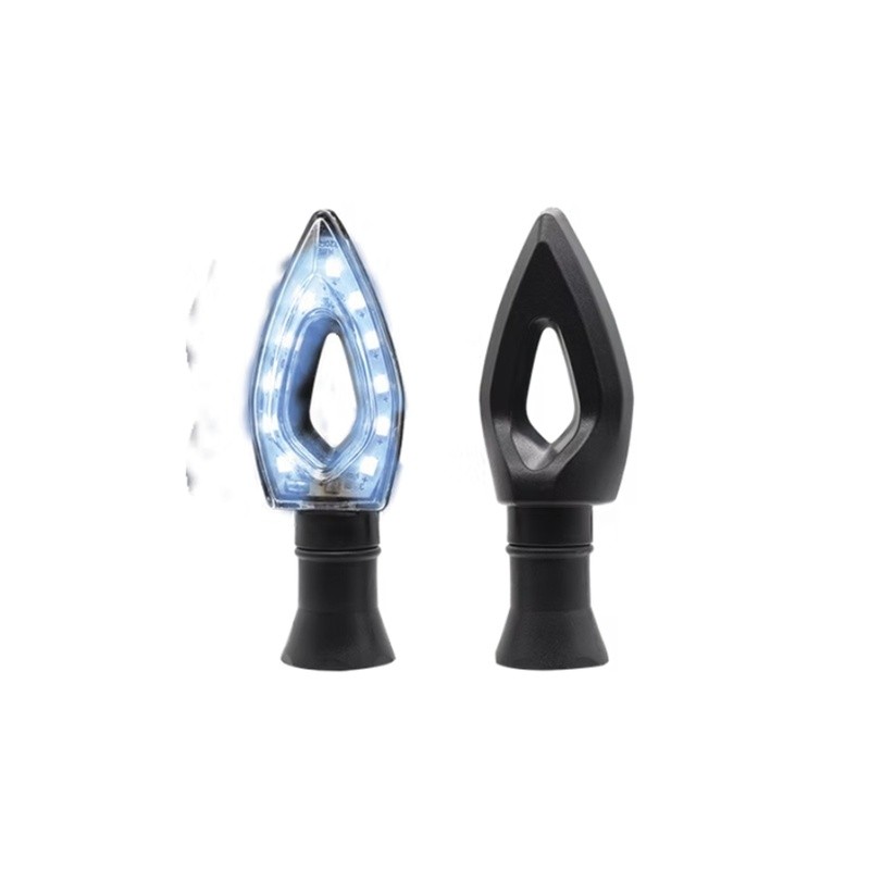 DIRECCIONAL LED TIPO FLECHA AZUL UNIVERSAL