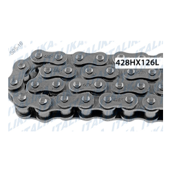 CADENA TRACCION ITALIKA 428HX126L REF RT180, FT180, FT200, FT200 AMARILLA, FT250  11, 12, 13, 14, 15, 16