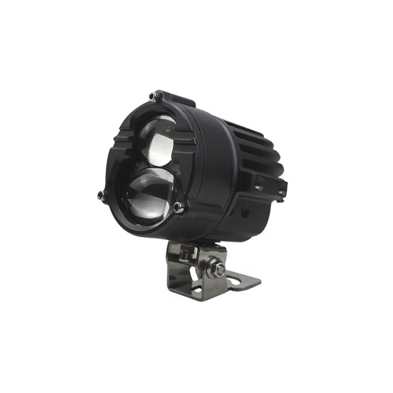 FARO AUXILIAR REDONDO CON MINI LUPA LUZ BLANCA Y AMARILLA