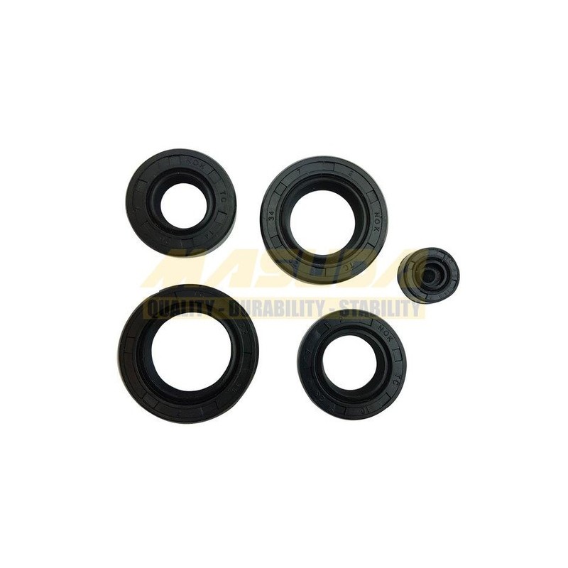 JUEGO RETENES DE MOTOR (5 PZAS) FT125/CG125 6.5*14.5*4 14*28*7 16*28*7 20*34*7 22*35*7