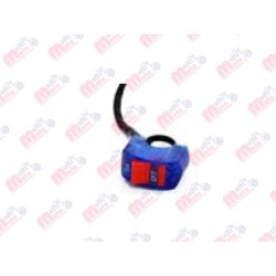 APAGADOR UNIVERSAL CON 2 CABLES DE MOTOCICLETA MSD0021 AZUL