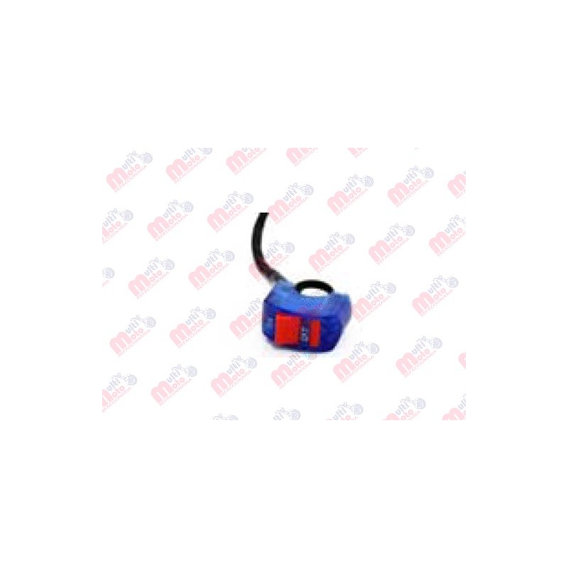 APAGADOR UNIVERSAL CON 2 CABLES DE MOTOCICLETA MSD0021 AZUL