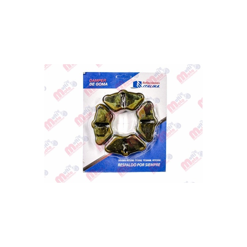 JUEGO DAMPER TRACCION TC200 BLANCA 2018