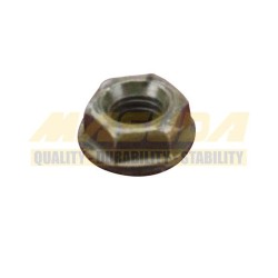 TUERCA HEXAGONAL FLANGE SERRADA ZINCADA M6