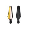 DIRECCIONAL LED SECUENCIAL TIPO RAYAS UNIVERSAL (AMARILLO-BLANCO)