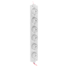 TIRA DE 20PZ MODULO LED LATERAL DE 6 LUCES BLANCO